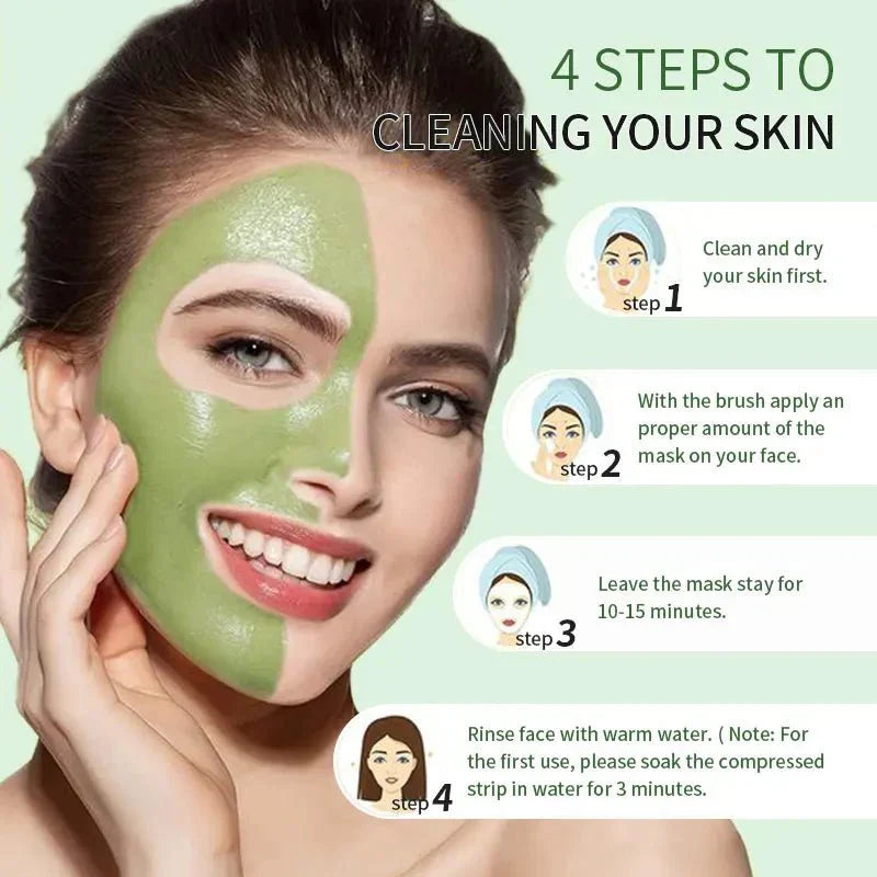 Hot Sale Poreless Deep Cleanse Green Tea Mask - TumTum