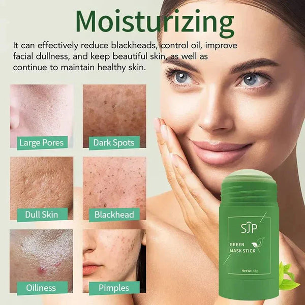 Hot Sale Poreless Deep Cleanse Green Tea Mask - TumTum