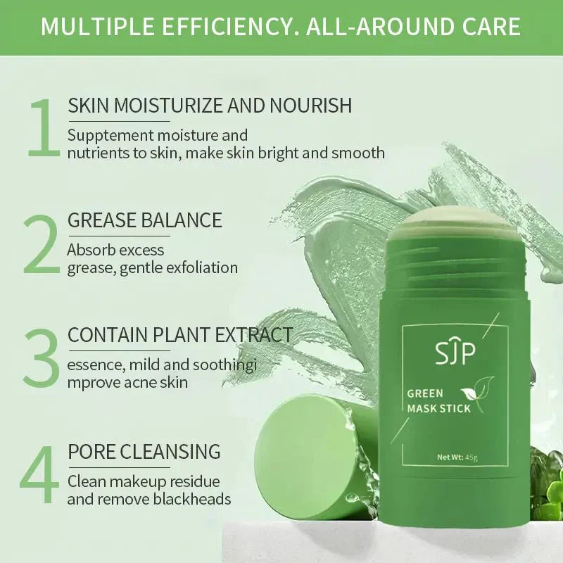 Hot Sale Poreless Deep Cleanse Green Tea Mask - TumTum