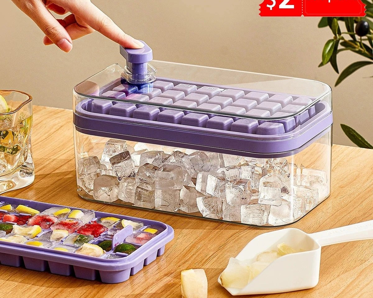 IceFlex Tray ™ - One Press Ice Mold Box - TumTum