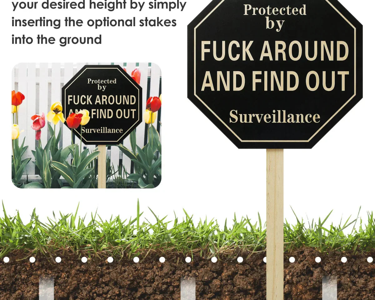 JestMark™ - Wooden Yard Sign - TumTum