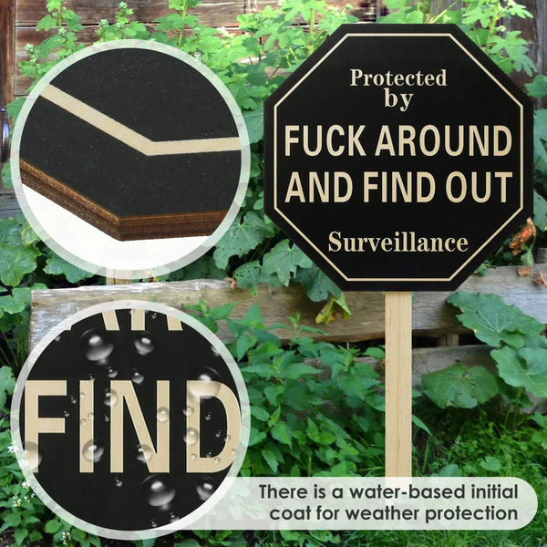 JestMark™ - Wooden Yard Sign - TumTum