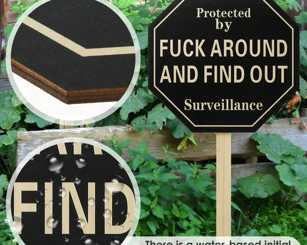 JestMark™ - Wooden Yard Sign - TumTum