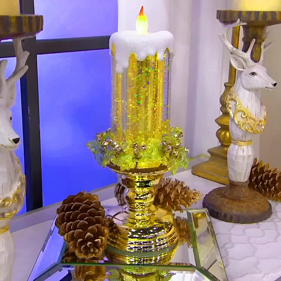LED Candles With Pedestal - Tecanova