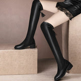 Leillant™ - Soft And Comfortable Leather & Wool Boots For Women - TumTum