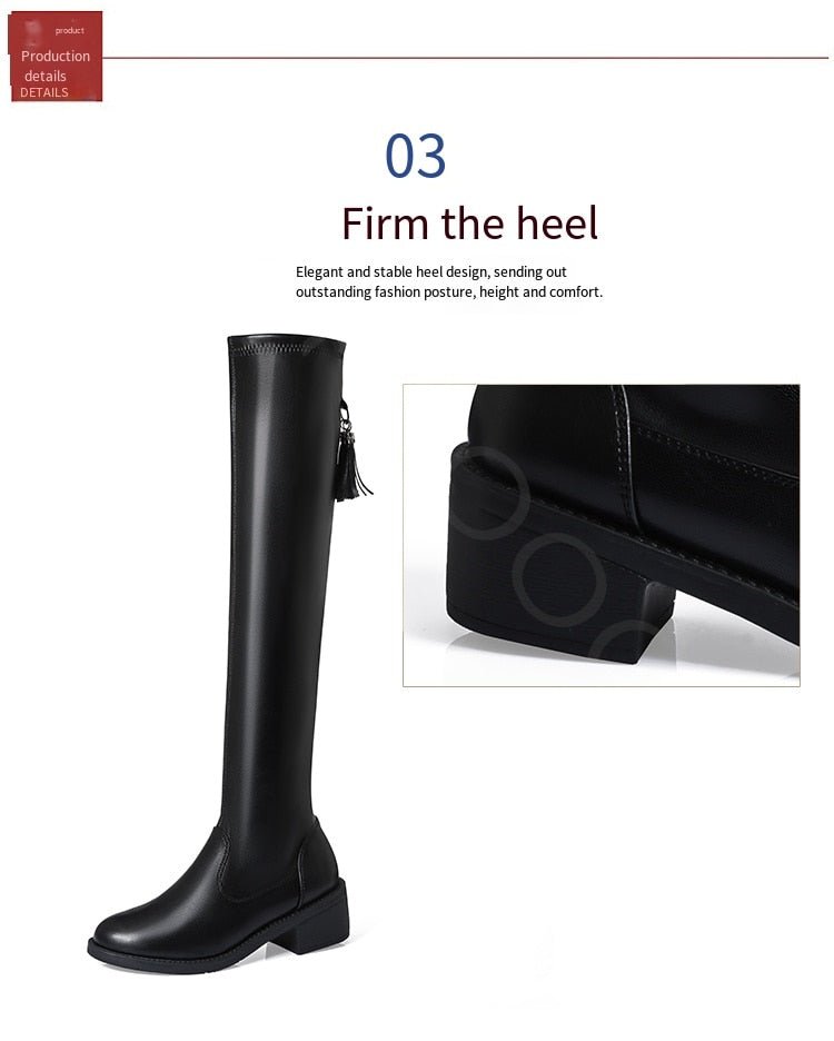 Leillant™ - Soft And Comfortable Leather & Wool Boots For Women - Tecanova