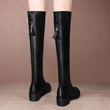 Leillant™ - Soft And Comfortable Leather & Wool Boots For Women - TumTum