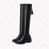 Leillant™ - Soft And Comfortable Leather & Wool Boots For Women - TumTum