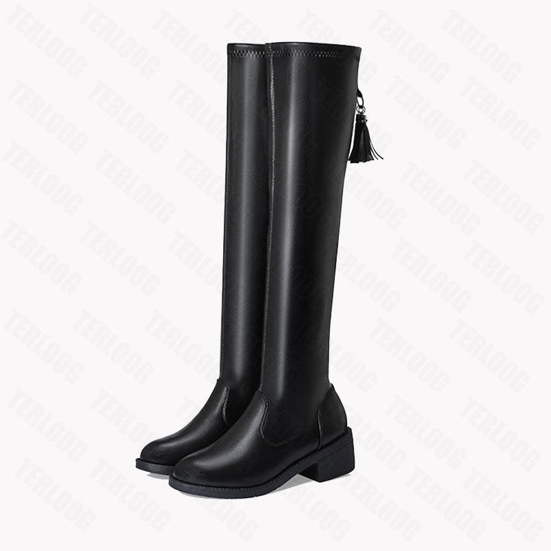 Leillant™ - Soft And Comfortable Leather & Wool Boots For Women - TumTum