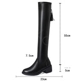 Leillant™ - Soft And Comfortable Leather & Wool Boots For Women - Tecanova