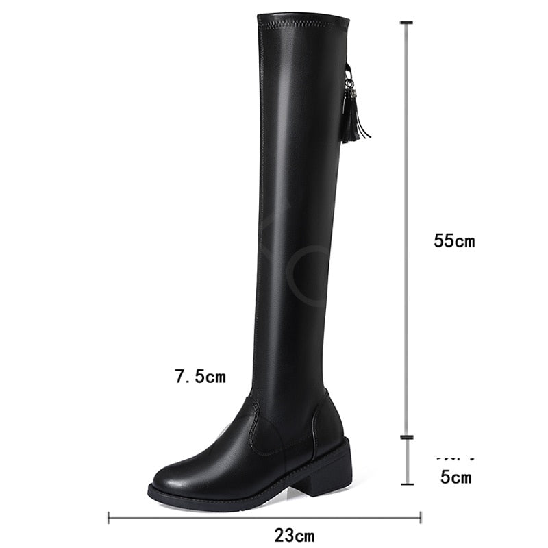 Leillant™ - Soft And Comfortable Leather & Wool Boots For Women - Tecanova