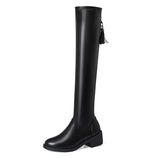 Leillant™ - Soft And Comfortable Leather & Wool Boots For Women - TumTum