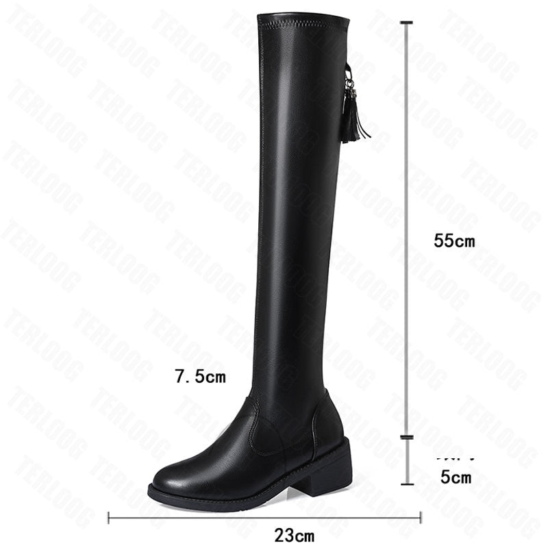 Leillant™ - Soft And Comfortable Leather & Wool Boots For Women - TumTum