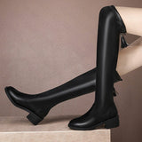 Leillant™ - Soft And Comfortable Leather & Wool Boots For Women - TumTum
