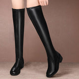 Leillant™ - Soft And Comfortable Leather & Wool Boots For Women - TumTum