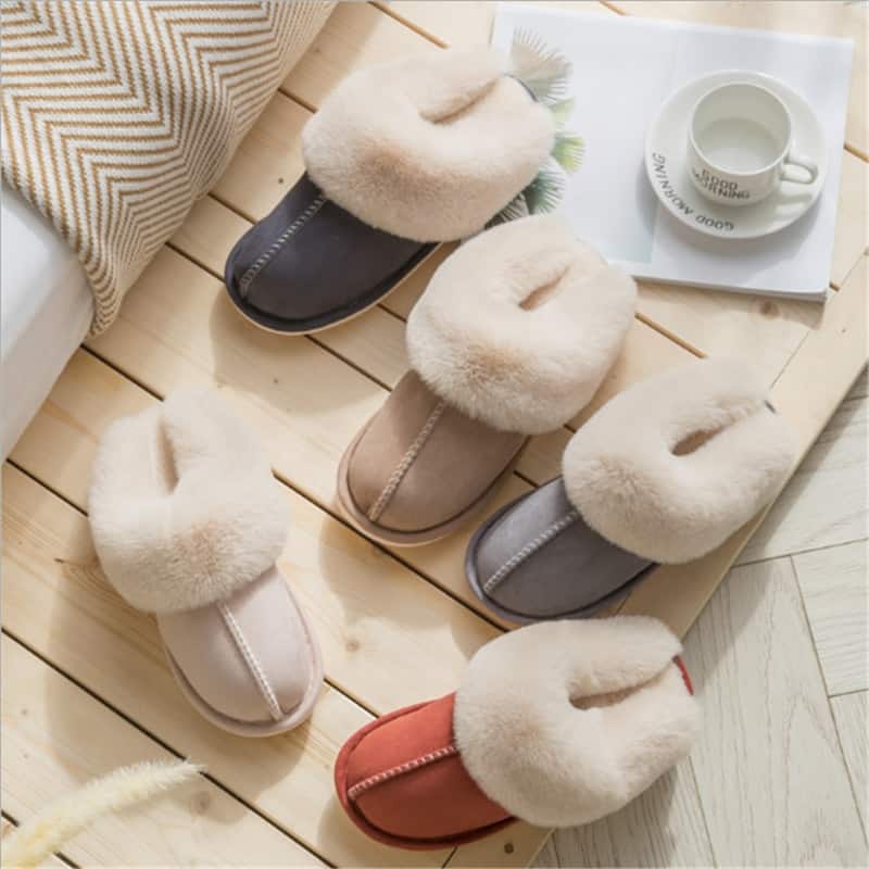Lightweight Washable Comfy Plush Slippers - Tecanova