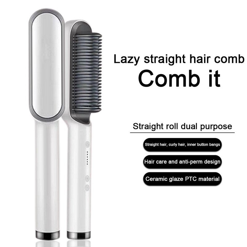 Lily's - New Auto Hair Straightener Comb - Tecanova