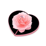LoveNest™ - 3D Heart Shape Rose Flower Ring Box - TumTum