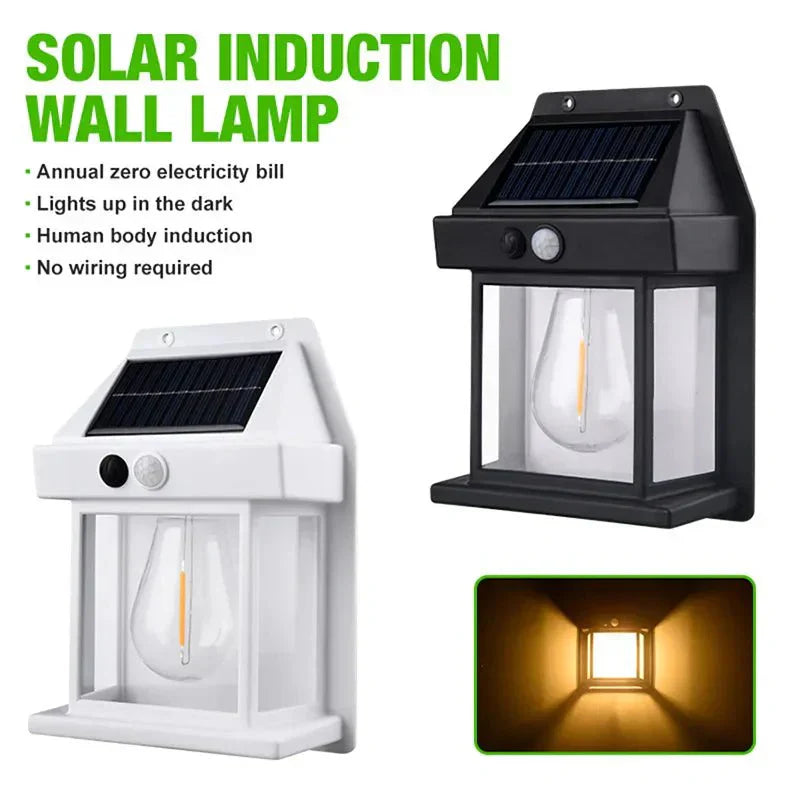 LuminaLuxe™ - Solar Tungsten Wall Lamp - TumTum