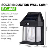 LuminaLuxe™ - Solar Tungsten Wall Lamp - TumTum