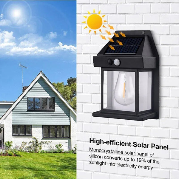 LuminaLuxe™ - Solar Tungsten Wall Lamp - TumTum