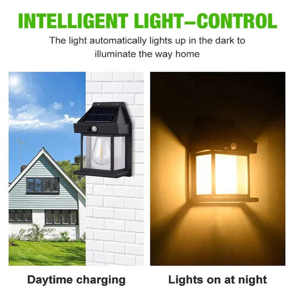 LuminaLuxe™ - Solar Tungsten Wall Lamp - TumTum