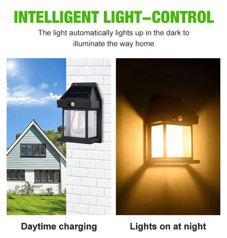 LuminaLuxe™ - Solar Tungsten Wall Lamp - TumTum