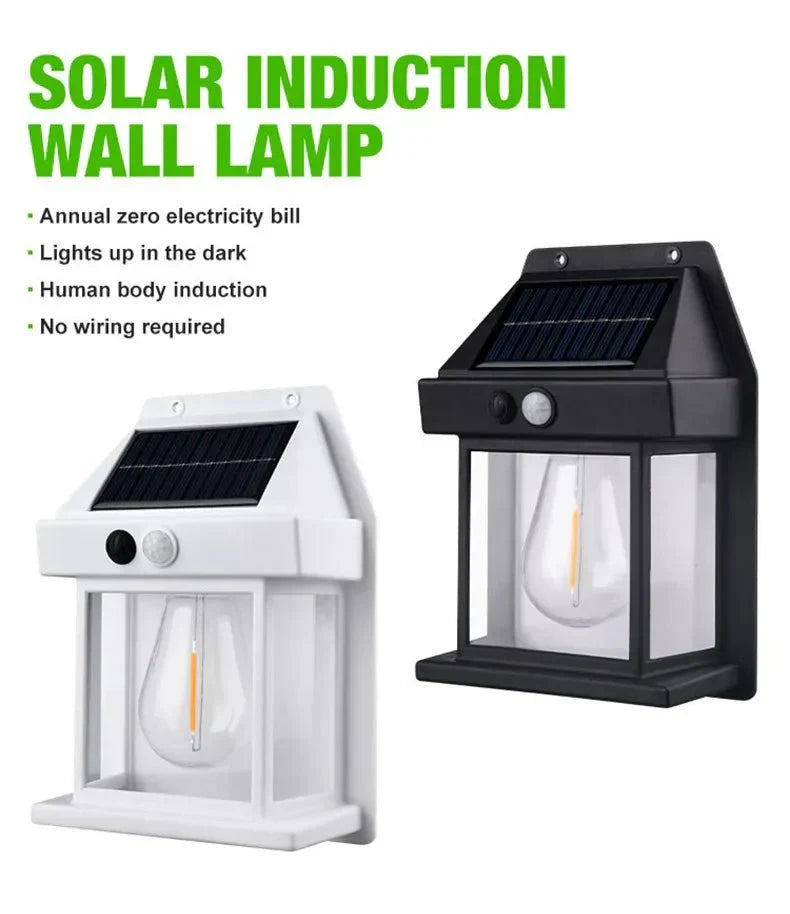 LuminaLuxe™ - Solar Tungsten Wall Lamp - TumTum