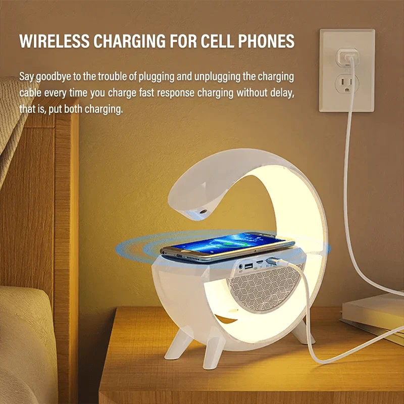 LumiSync™ - Bluetooth Speaker, Alarm Clock and RGB Atmosphere Lamp - TumTum