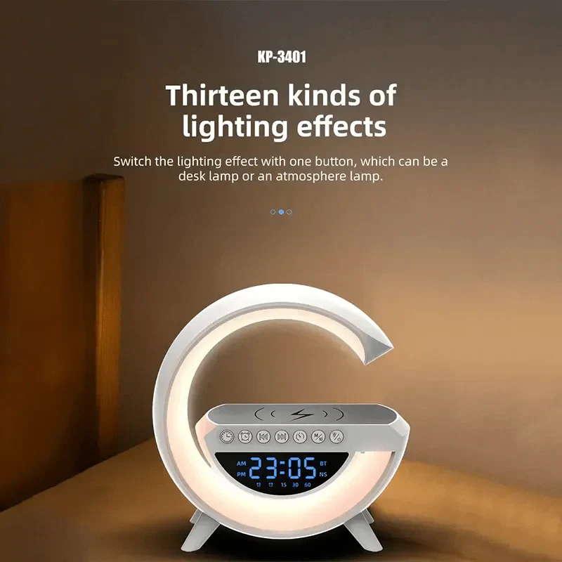 LumiSync™ - Bluetooth Speaker, Alarm Clock and RGB Atmosphere Lamp - TumTum