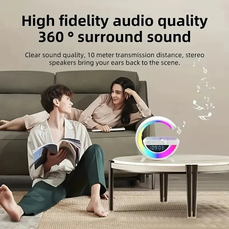 LumiSync™ - Bluetooth Speaker, Alarm Clock and RGB Atmosphere Lamp - TumTum