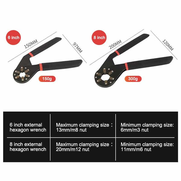 Magic Adaptive Hexagon Multifunctional Wrench Tool - TumTum