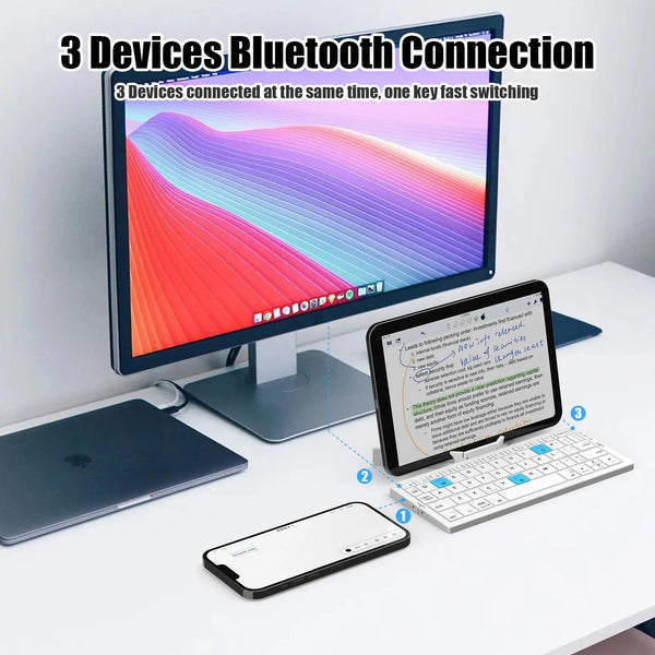 FoldBoard ™  - Bluetooth Foldable Keyboard