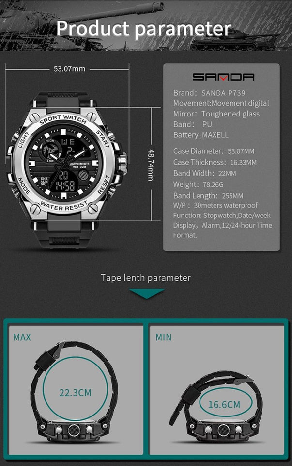 Military Watch | Tank Sport Watch - TumTum