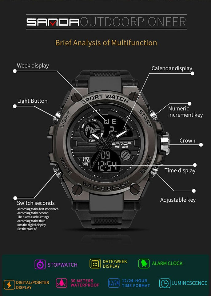 Military Watch | Tank Sport Watch - TumTum