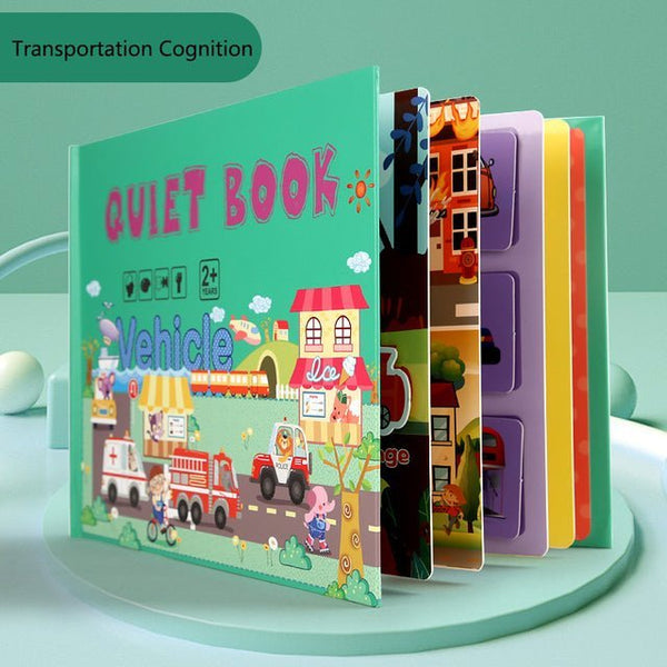 MindBuilder ™ - Montessori Busy Book For Kids To Develop Learning Skills - TumTum