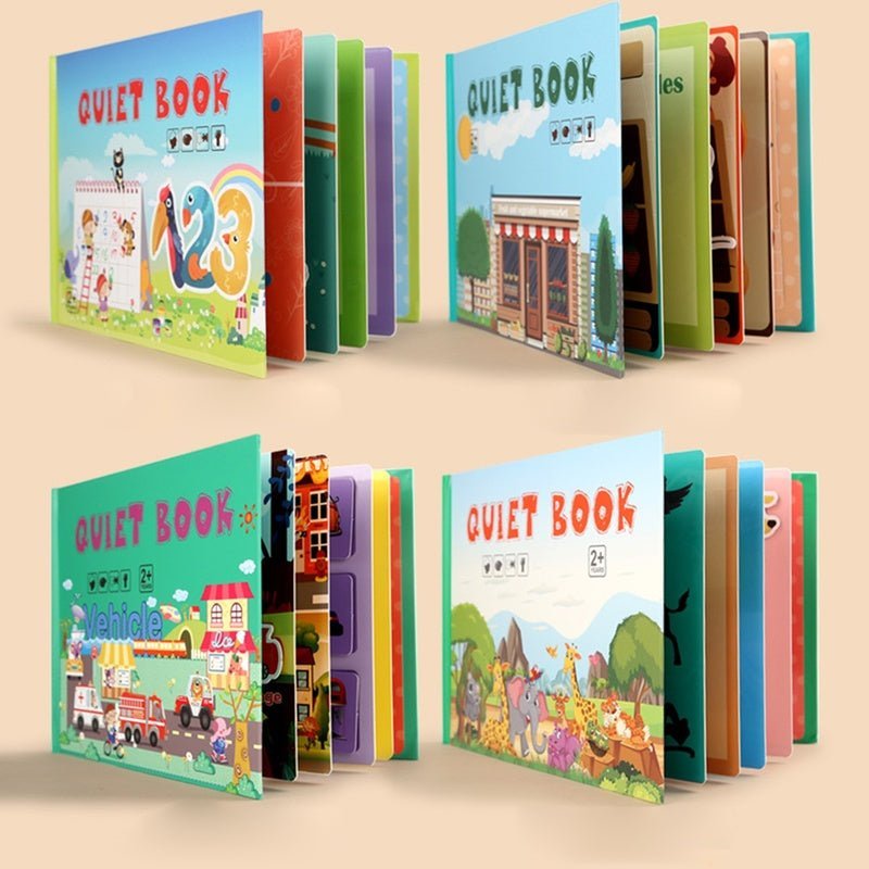 MindBuilder ™ - Montessori Busy Book For Kids To Develop Learning Skills - TumTum