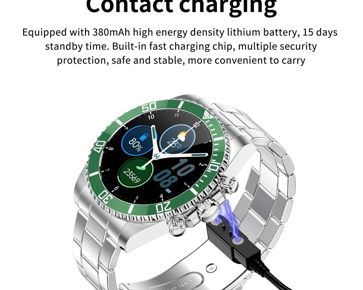 Multifunctional Bluetooth Talk Men's Casual Smart Watch - TumTum