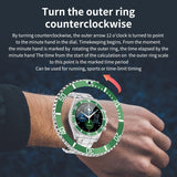 Multifunctional Bluetooth Talk Men's Casual Smart Watch - TumTum