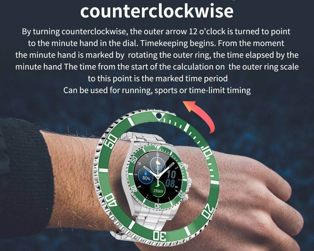 Multifunctional Bluetooth Talk Men's Casual Smart Watch - TumTum
