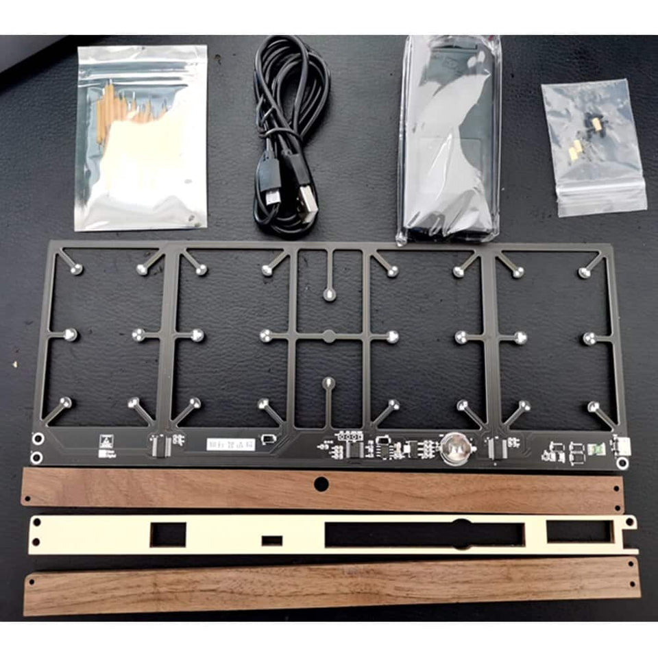 Nordic Double-Sided Vintage LED Clock - TumTum