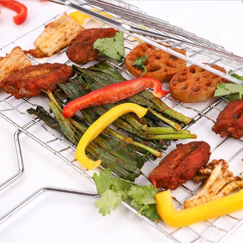Outdoor Chrome-plated Barbecue Grill - TumTum