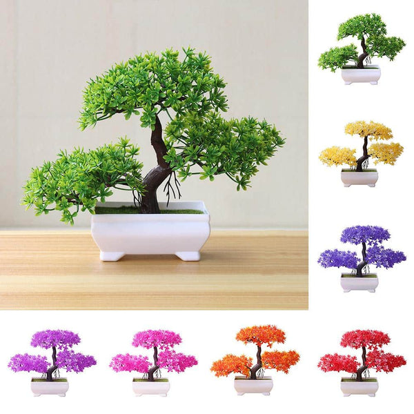 Perfect Size Artificial Potted Bonsai Pine Tree - TumTum