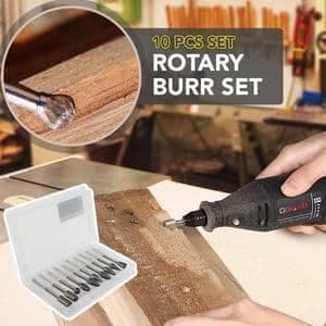 Premium Tungsten Steel Carbide Rotary Burr Set - TumTum