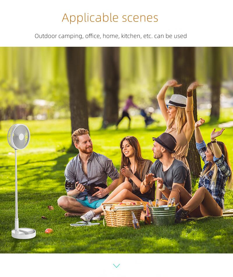 PrimeFan 8.7inch Rechargeable Portable USB Fan