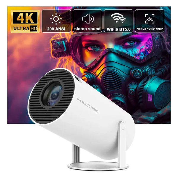 ProjectorPlus™ - 4K Android Projector - TumTum