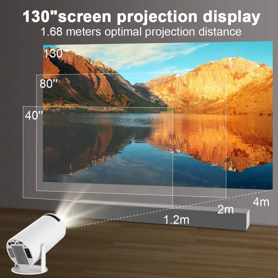 ProjectorPlus™ - 4K Android Projector - TumTum