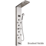 Rainfall Shower ™ - Luxurious 6-Stage LED Shower Panel with Massage Jets and Temperature Screen - TumTum