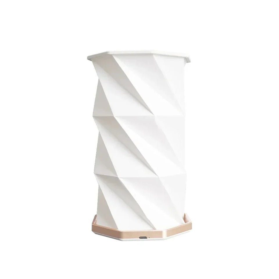 RetroGlow™ - Vintage Wooden Folding Paper USB Rechargeable Lantern - TumTum