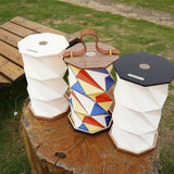 RetroGlow™ - Vintage Wooden Folding Paper USB Rechargeable Lantern - TumTum